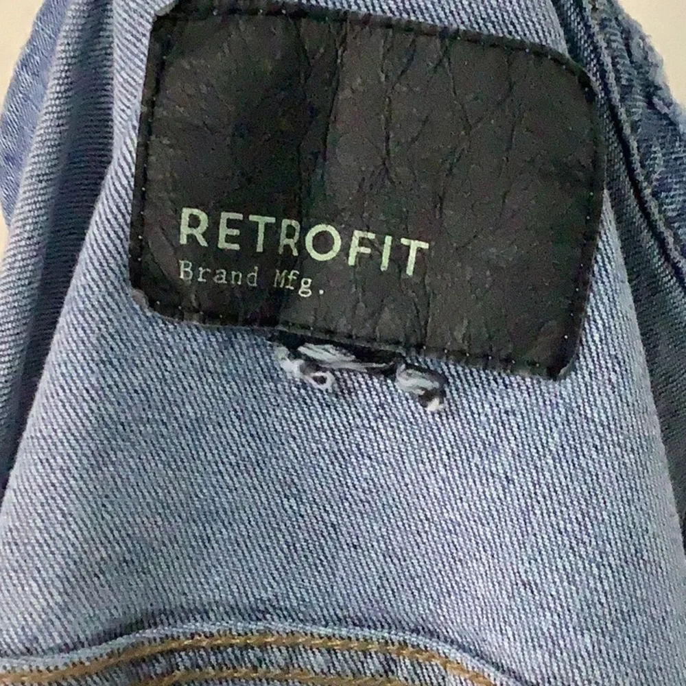 Retrofit Light Blue Denim Jacket - Picture 8 of 13